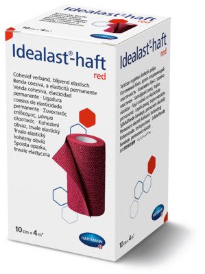 Idealast-haft color obinadlo červené 10 cm × 4 m