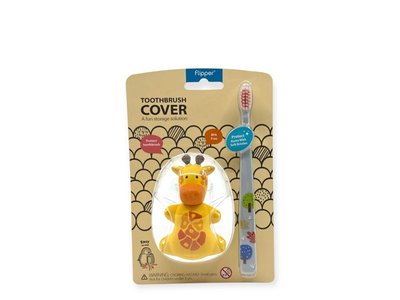 FLIPPER set Žirafa, kryt a zubní kartáček