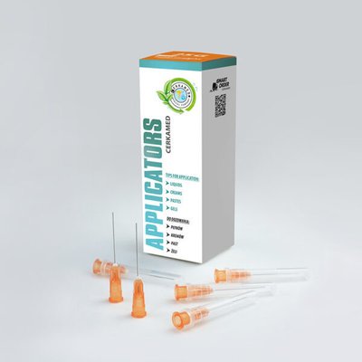 Cerkamed Kovový aplikátor 25G rovný