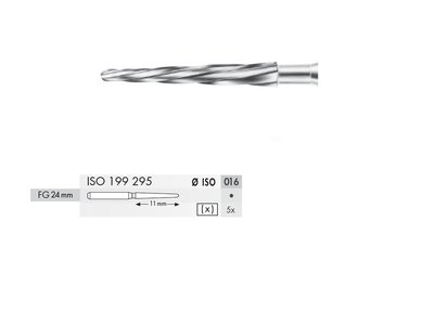 Fréza na kosti FG 24mm (5ks)