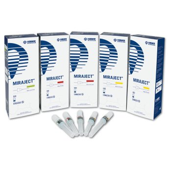 Miraject, 27G, 30 x 42 mm, žlutá, dlouhá, O 0,4 mm