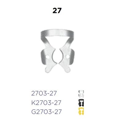 Kofferdamová spona 27 - molar (GENERAL)