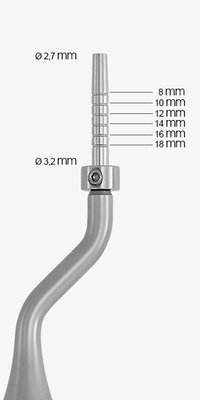OSTEOTOME CONCAVE ZAHNUTÝ 3,2MM