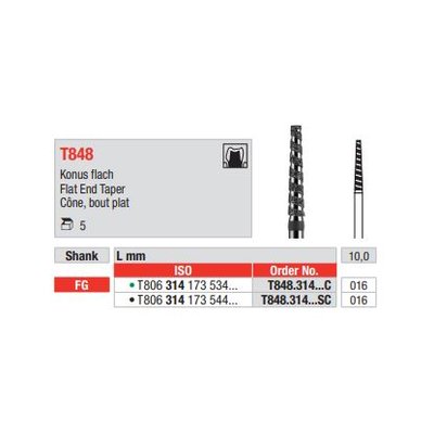 Diamant turbo FG T848.016SC (5ks/bal)