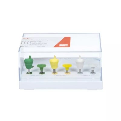 Gumki polerskie Jiffy Composite Adjusting&Polishing Kit 9szt UP 7023