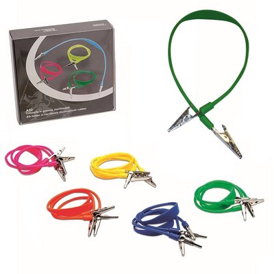 Řetízek /držák/ na roušky A32 Larident - Zelená