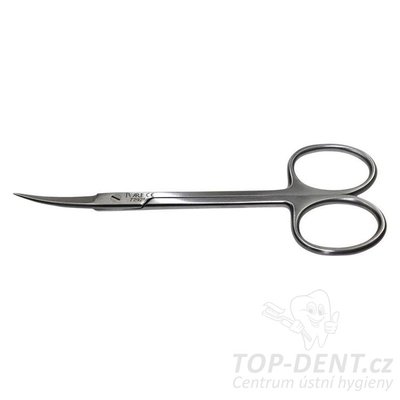 PURE Iris chirurgické nůžky zahnuté, 11 cm