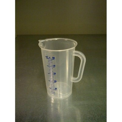 Plastová odměrka S&M na 50 ml