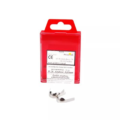 Paski do formówki tłoczone Praktor 30szt Grubość pasków 0,05 mm