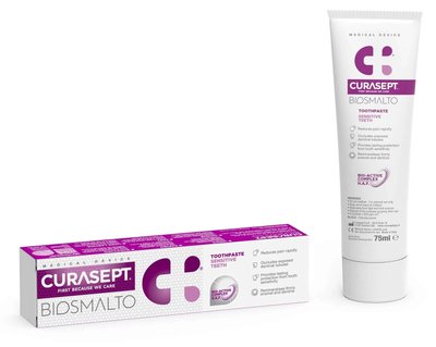 Curasept Biosmalto Sensitive pasta 75ml 8056746072506