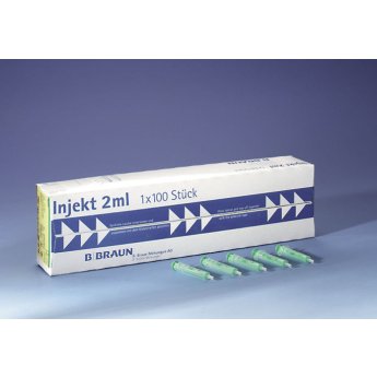 Jednorázové injekční stříkačky, 2 ml, 100 ks /B.Braun