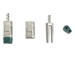 Dvojité čepy s pouzdrem a zátkou 13 mm 100 ks