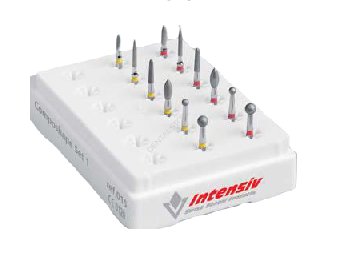 Zestaw wierteł Composhape Intensiv do wykonania bruzd i wygładzania wypełnień