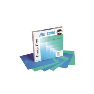 Nic Tone Kofferdam Thick 15x15cm Modrá 36ks