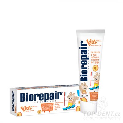 BioRepair Kids dětská zubní pasta 0-6 let (broskev), 50ml