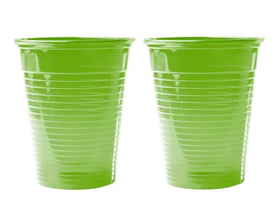 Kelímky, zelené, 2000ks 180ml
