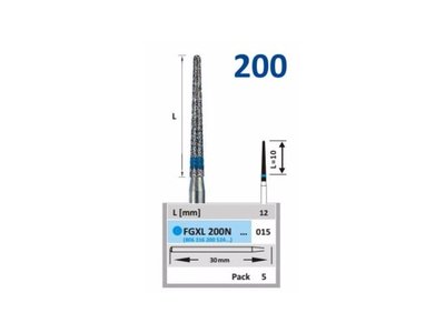 HORICO brousek diamantovaný - kónus zakulacený, FGXL200N015