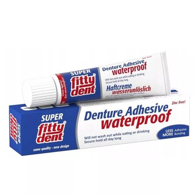 FITTYDENT super wodoodporny klej do protez zębowych supermocny 40g