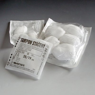 LINON Tampón stáčený sterilní/nesterilní - 15/15 Sterilné – 5 ks