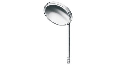 Mundspiegel - Stück Ø 22 mm, Größe 4, hohl = vergrößernd