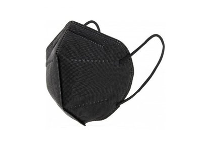 Respirátor FFP2, vyrobeno v EU, černý