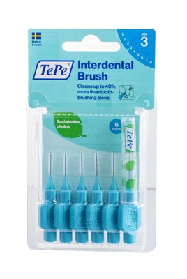 TePe Original 0,6 mezizubní kartáček modrý 6 ks