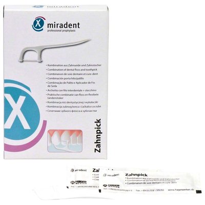 Zahnpick - párátka se zubní nití, 100ks