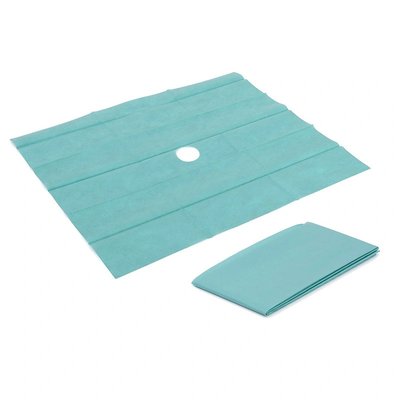 Operační rouška Foliodrape Protect s otvorem 7 cm, 2-vrstvá, sterilní, 45 x 75 cm, 65 ks