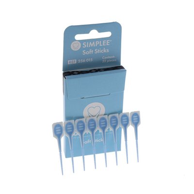 SIMPLEE Mezizubní kartáček silikonový 32 ks