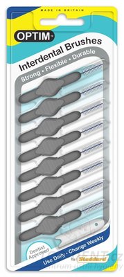 Stoddard Original mezizubní kartáčky 2,50 mm (šedé), 8ks