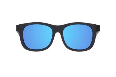 BABIATORS Polarized Navigator Jet Black, polarizační zrcadlové sluneční brýle, černé, 0-2 roky