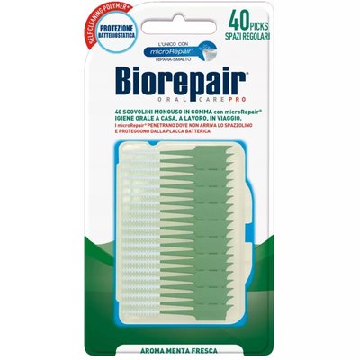 Gumowe wykałaczki międzyzębowe Biorepair standardowe 40szt