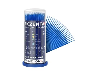 Mikroaplikátory PRIME ONE, 100ks, Regular, modré