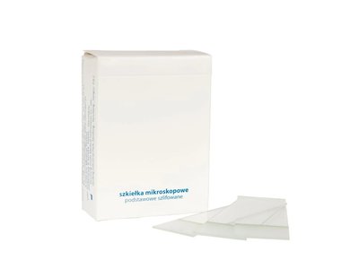 Podložní sklíčko s matným proužkem 50 ks