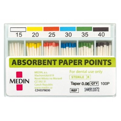 Papírové čepy vel.25, 200 ks