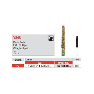 Diamant FG Diacut MLT GV848.018 (5ks/bal)