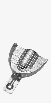 Medesy 6006 - Perforované hliníkové odtlačkové lyžice – jednorazové