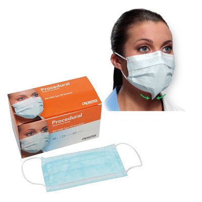 Ústenka Procedural Crosstex OMNIA blue 50 ks - 1 balení (50 ks)