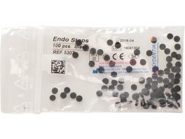 Endo Stops - Packung 100 Endo-Stopper rot/braun