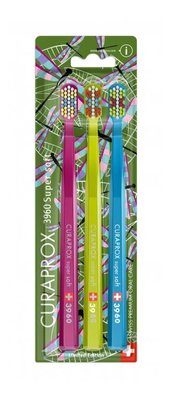 Curaprox CS 3960 Supersoft Dragonfly zubní kartáček 3 ks