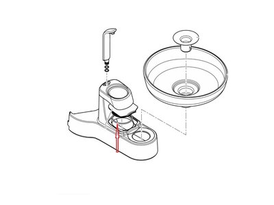 Těsnění plivátka Compact Intego - O-RING 58,0 x 3,0 - N-60