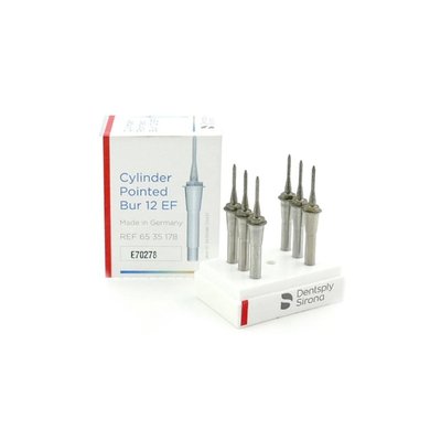 Dentsply sirona Cylinder Pointed Bur MC XL 12EF 6ks