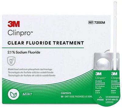 Clinpro Clear Fluoride Treatment máta, 50ks