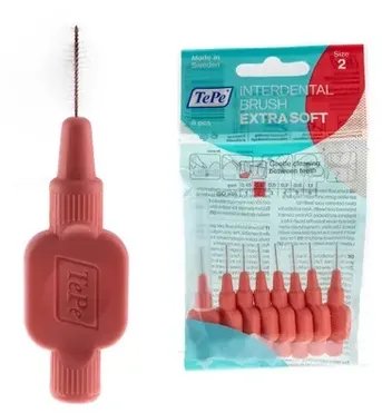 TePe X-soft mezizubní kartáčky 0,5 mm - červené 8 ks