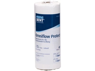 Omniflow protect - ochranná zástěra při profylaxi, bílá, 40ks