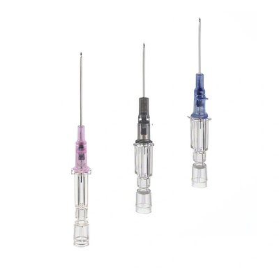 Introcan Safety Pur, kanyla bez portu, 50 ks - 22G 0,9 x 25 mm, modrá