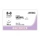 Coated Vicryl fialový 8/0 15 cm, TG140-8, 12 ks