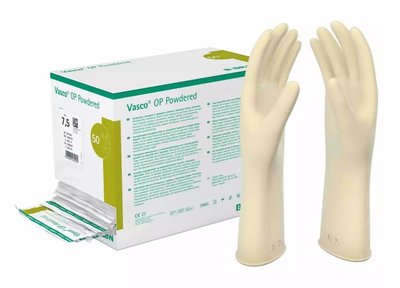 Rukavice Braun Vasco OP latexové pudrované