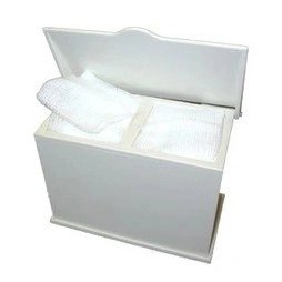 Plastový zásobník na kompresy 5x5