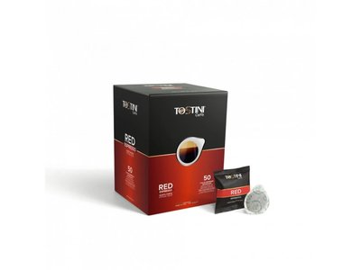 Tostini RED espresso E.S.E. POD káva 50ks